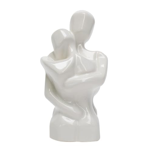 Image of CraftVatika Romantic Couple Showpiece, Home Decoration Items for Living Room, Ceramic Showpiece for Home Decor, Home Decor Items for Living Room Bedroom Hall Office, Wedding Anniversary Valentines Day