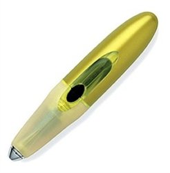Cross Ion - Penna a sfera con ricarica di inchiostro gel nero e clip portachiavi per tutti i lacci.