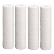 CFS 4 Pack Polypropylene Sediment Depth Water Filter Cartridges Compatible with Neo-Pure MB-25098-05 Models Whole House Replacement Filter Cartridge 5 Micron 9 7/8