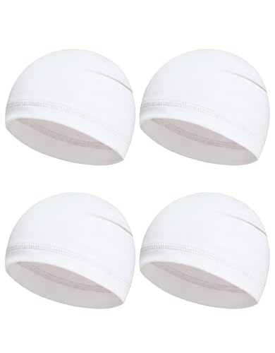 Image of Sweat Wicking Skull Caps Cooling Helmet Liner Hat Running Beanie Cycling Skullcap Sleeping Cap for Men Women