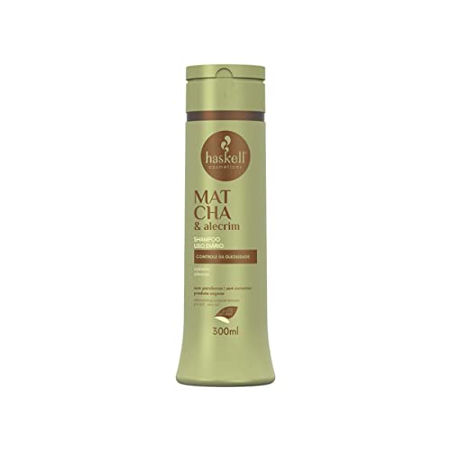 Shampooing Haskell Matcha Alecrim 300ml soin purifiant pour cuir chevelu gras