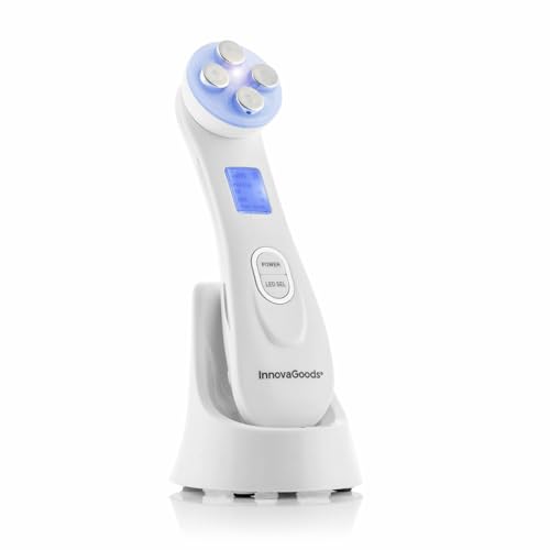 Masajeador facial InnovaGoods photothérapie et radiofréquence anti-rides