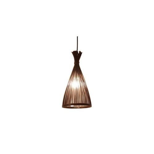 Chandelier bambou suspension lanterne bois luminaire salon de thé antique