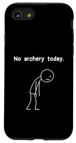 Funny Stickman No Archery Today �X�e�B�b�N�t�B�M���A �j�̎q ���̎q �L�b�Y �X�}�z�P�[�X iPhone SE (2020) / 7 / 8 �p