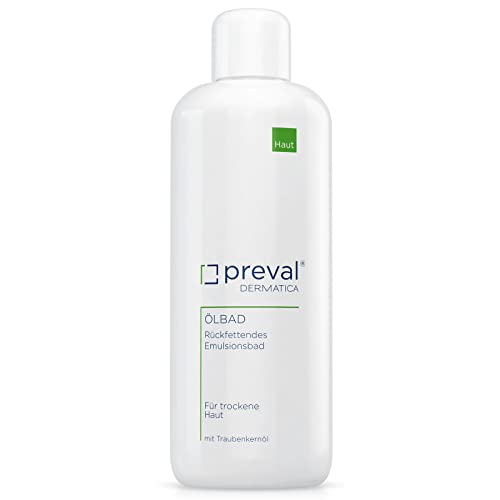 preval® ÖLBAD 500 ml | Rückfettendes Emulsionsbad für trockene und empfindliche Haut