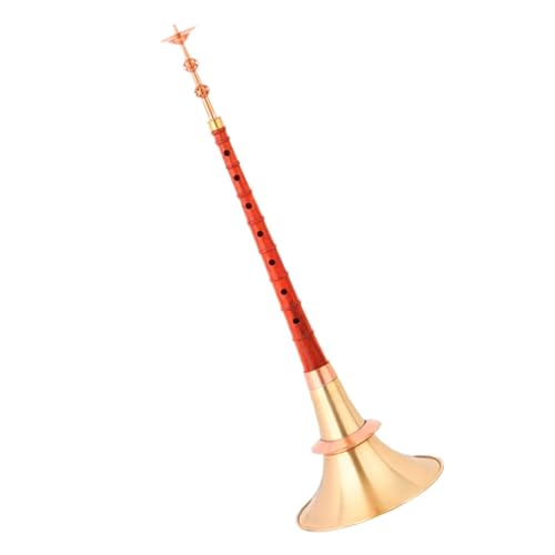 Suona Instrument Unfixed Average Hole Red Rosewood Suona Trumpet Adult Professional Suona Woodwind Instrument (Color : 9 inch)