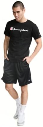 Champion Men's T-Shirt, Short Sleeve, Crew Neck, Cotton Jersey