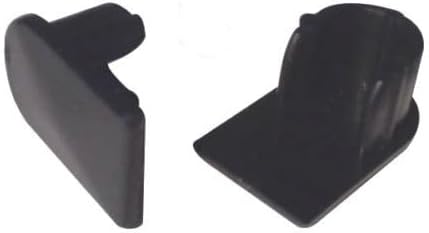 Generic Half Oval Patio Sling Inserts 1-1/4'' Length x 3/4'' Width (24), Black, 30-302B