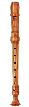 Moeck Sopran-Blockflöte Oliver 729 - Holzblockflöte - Braun - Barock - Moeck