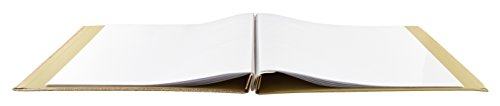 Image of MCS Expandable 10-Page Glitter Scrapbook Album with Photo Opening Cover and 12 x 12 Inch Pages, 13.5 x 12.5 Inch, Gold | (Pack of 4)