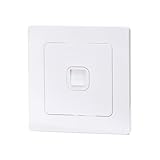 Idéale pour les espaces modernes, cette prise Internet 1 voie, d'origine allemande/française, présente une élégante finition blanche qui se marie parfaitement avec n'importe quelle décoration d'intérieur.