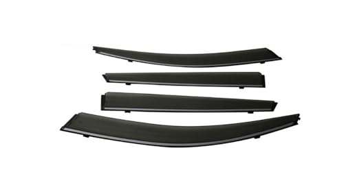 Voiture déflecteurs vent BZ4X protection pluie pare-soleil fenêtre