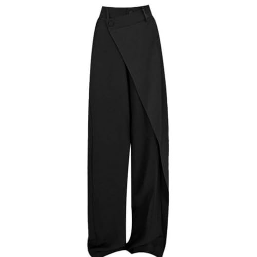 Pantalon habillé femme chic style patchwork idéal pour le travail et les vacances