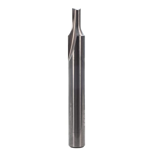 Whiteside Router Bits SC33 Flat Bottom Veining Bit with Solid Carbide 1/8-Inch Cutting Diameter and 1/4-Inch Cutting Length