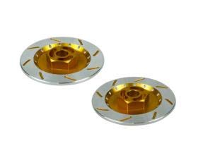 3Racing #3RAC-AD12/V2A/GO Realistic Front Brake Disk For 3RAC-AD12/V2 - Gold for 3Racing All