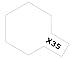 TAMIYA Acrylic Mini X-35 Semi Gloss Clear 10ml Bottle TAM81535 Plastics Paint Acrylic