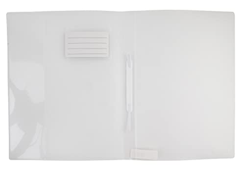 IDENA 307851 File Folder for DIN A4 Excess Width, Clear, transparent, A4 with extra width - Image 3