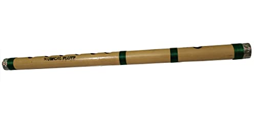 13 inch Bamboo Flute C Key 7 Holes Bamboo Bansuri Indian Musical Instrument Fipple Woodwind Clarinet Bamboo Krishna Flute Quena Flute Birthday Gift