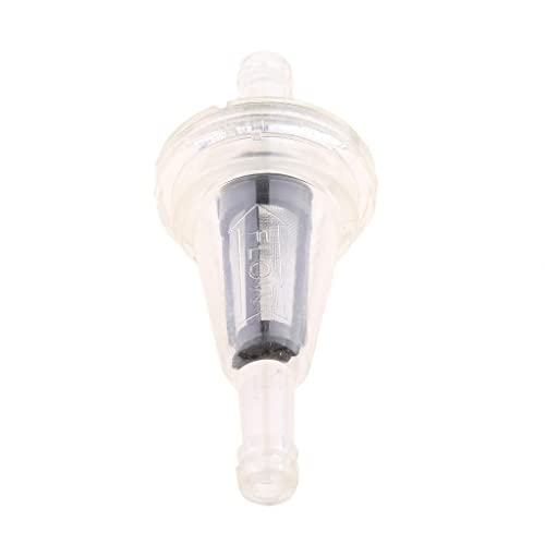 LOOM TREE® Poly Universal Motorcycle Petrol Inline Fuel Filter For 8Mm 5/16" Pipes | 1 Piece Petrol Fuel Filter