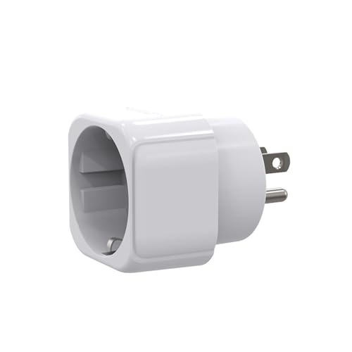 Jsdoin Reiseadapter USA Adapter Steckdose, Travel Adapter USA, Adapter USA Deutschland Stecker, Steckdosenadapter Reisestecker Stromadapter f ür EU zu Amerika/Kanada/mexiko/Thailand 1pc