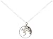 Produktbild Gemshine Alpin Berg Klettern Halskette in 925 Silber, hochwertig vergoldet oder rose. Sportschmuck - Made in Madrid, Spain, Metall Farbe:Silber