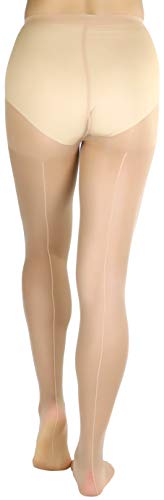 Image of ToBeInStyle Women's Timeless Backseam Pantyhose