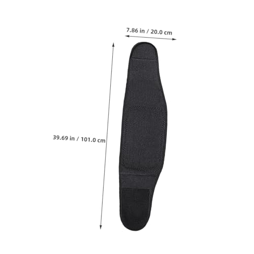 Faja lumbar ajustable con doble forro térmico y soporte para cintura miniatura 5