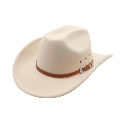 Cowboy Hat for Men Western Cowgirl Hat for Women Unisex Wide Brim...