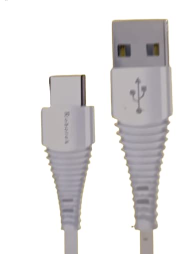 White Type - C Cable (3.0A), Pack of 2