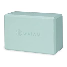 Gaiam Yoga Block – Supportive Latex-Free EVA Foam Soft Non-Slip Surface for Yoga, Pilates, Meditation