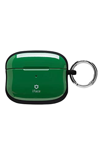 iFace First Class AirPods Pro 第1世代 専用 ケース (ピュアグリーン)【カラビナ付き アイフェイス 韓国 airpodsプロケース airpodsぷろケース 第一世代】