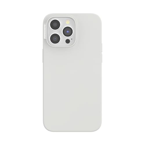 Image of PopSockets iPhone 15 Pro Max Phone Case with MagSafe, Wireless Charging Compatible, White - Horchata