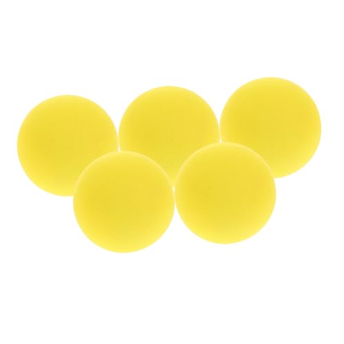 Kisangel 5pcs Eva Sponge Baseballs for Soft Balls for Throwing Hitting Practice Training Sized for Elementary School Activities Reliable Sports Equipment