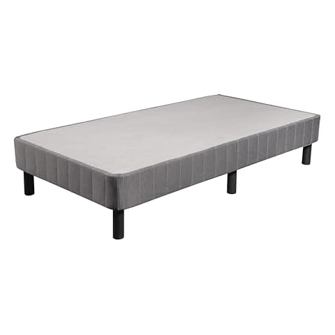 Hollywood Bed Frames Enforce Base Platform, Gray Cover