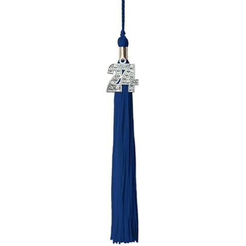 Class Act Graduation Graduation Tassel - Bling Charm - 1 Color, 2024, Blue Cover