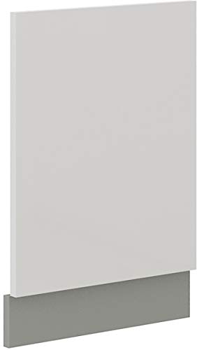 Frontblende für integrierten Geschirrspüler 45 cm Bianca Weiss Hochglanz Vario