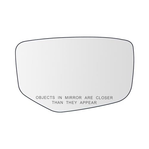 Passenger Side Mirror Replacement for Honda Accord 2008 2009 2010 2011 2012, Right Exterior Side Rearview Mirrors Glass, with Backing Plate, Power Heated