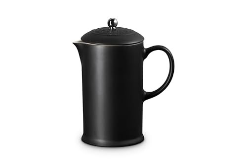 Image of Le Creuset Stoneware French Press, 34 oz., Licorice