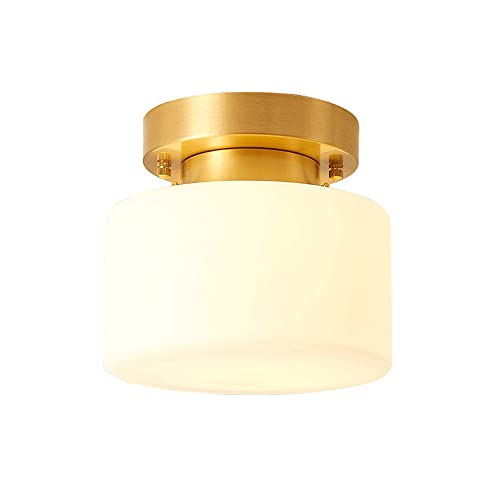 Plafonnier semi-encastré doré luminaire pour éclairage de plafond européen cuisine