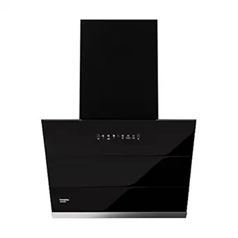 Crompton SensoSmart Inclined 60cm Chimney Filterless (Black), Free installation&Ducting kit,1290 m3/hr (CHD-SSI60FLE-MBL)