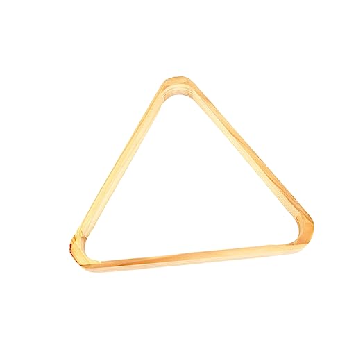VICASKY Solid Color Wooden Triangle Snooker Tripod Rack for Billiards Balls Durable Pool Table Accessory for Standard Balls Lightweight Design