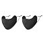 B-Black-2Pcs