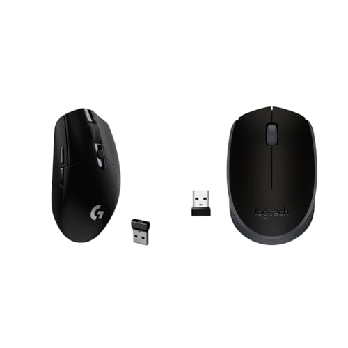 Image of Logitech G304 Lightspeed Wireless Gaming Mouse, Hero Sensor, 12,000 DPI, Lightweight, 6 Programmable