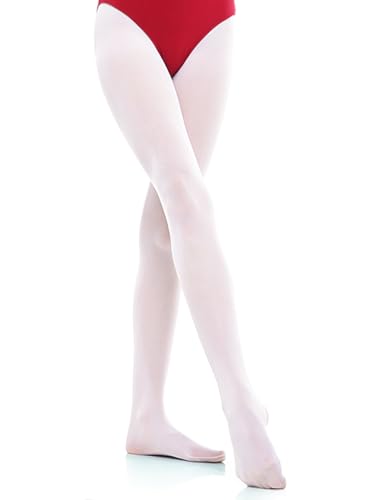 Image of LingTing Ballet Tights for Girls Ultra Soft Pro Dance Tights Convertible Transition Tights (Toddler /Little Kid /Big Kid)