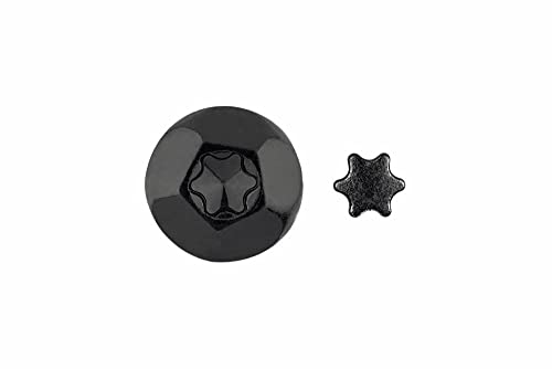Index inv - Tornillo inviolable torx-40 cincado negro