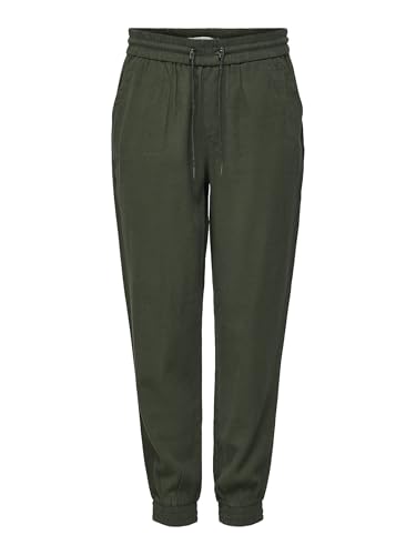 Only Onlkelda Emery Mw Pull-Up Pants Pnt Noos Pantaloni, Nero, 36W / 32L Donna - 7