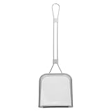 CIYODO Filtro de Malla Cuadrada para Freidora Acero Inoxidable, Cuchara Espumadera Resistente al Calor con Mango Largo, Colador para Aceite y Papas Fritas, Utensilio Cocina para Freír