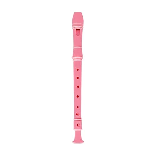 flauta de agudos Instrumento de clarinete con grabadora soprano flauta larga y agudos ocho agujeros(Pink Flute)