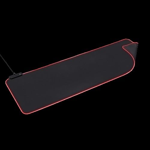 Tappetino per mouse – Tappetino grande da gioco, colore nero, superficie morbida e antiscivolo, design ottimizzato per un movimento rapido e preciso. #