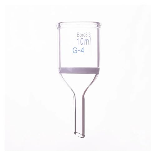 Entonnoir en verre borosilicaté 10 ml G4 fini les impuretés
